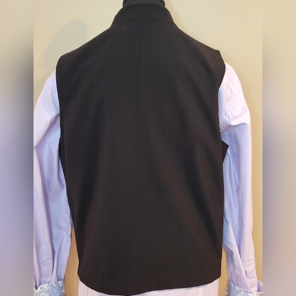 MATINIQUE Vintage Men's Vest, Black, Lined, Unisex, Made in Portugal, Size US 42 - Picture 10 of 16